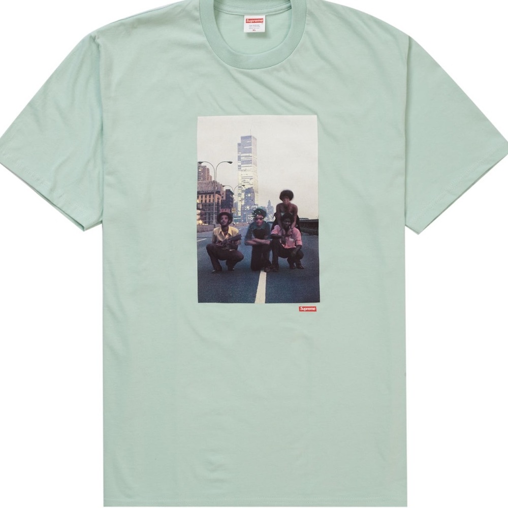 Supreme x Augustus Pablo tee shirt teal